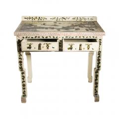 1920S CHINOISERIE TABLE WITH STOOL - 1923913