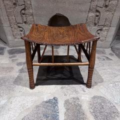 1920s Antique Egyptian Revival Thebes Oak Stool - 3357238