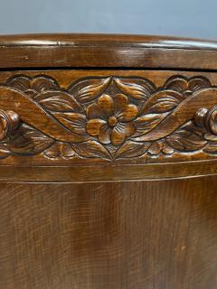 1920s Art Nouveau English Carved Sideboard in Oak - 4175194