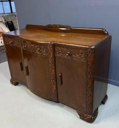 1920s Art Nouveau English Carved Sideboard in Oak - 4175202