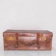 1920s Belgian Leather Trunk - 3749637