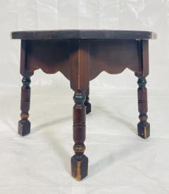 1920s California Spanish Revival Tile Top Octagonal Side Table - 4722039