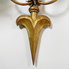 1920s French Empire Giltwood Arrow Wall Lights - 4153372