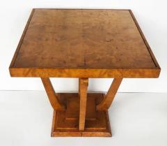 1920s Grained Fine Austrian Biedermeier Burlwood Table and 2 Chairs - 3502824