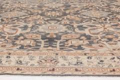 1920s Persian Sultanabad Handwoven Wool Rug in Beige Gray and Brown - 2454184