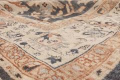 1920s Persian Sultanabad Handwoven Wool Rug in Beige Gray and Brown - 2454186