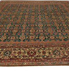 1920s Persian Sultanabad Red Brown and Beige Handwoven Wool Rug - 2454548