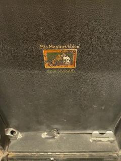 1930 Portable Gramophone His Masters Voice Phonograph - 3811021