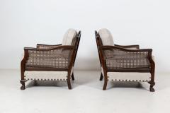 1930 s English Mahogany Bergere Suite - 2081316