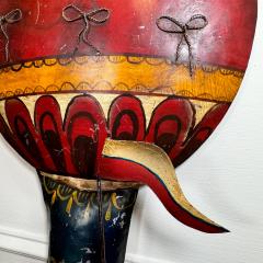 1930 s French Tole Hot Air Balloon Wall Light - 3838148