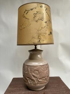 1930 s Studio pottery ceramic lamp - 3248656