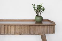 1930S ITALIAN CORRUGATED WOOD CONSOLE - 1067991