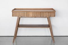 1930S ITALIAN CORRUGATED WOOD CONSOLE - 1067994