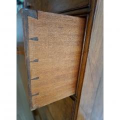 1930s Antique French Art Deco Figured Veneer Walnut 7 Drawer Chest Semainier - 1823284