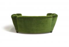 1930s Danish Deco Sofa in Original Green Mohair - 3367610