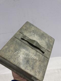 1930s Decorative boxe covered with fish skin attributed to Eug ne Rousseau - 3923666