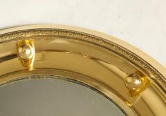 1930s English Brass Port Hole Mirror - 662724