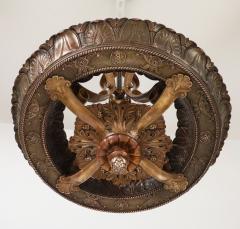 1930s French Bronze Chandelier - 4579832