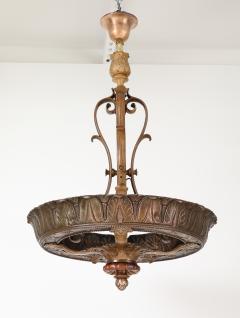 1930s French Bronze Chandelier - 4579839