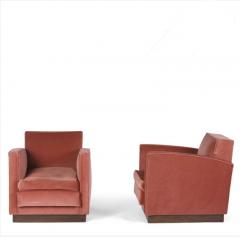 1930s French Modernist Armchairs on Plinth Bases - 3361899