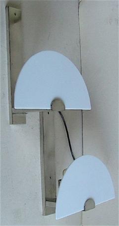 1930s French Modernist Art Deco Sconces Pair - 3794263