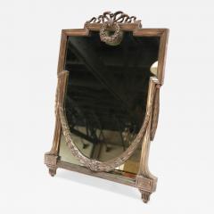 1930s French Silver Plated Vanity Mirror - 302074