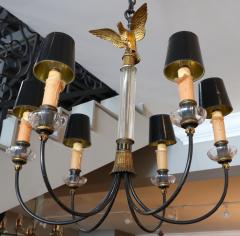 1930s Glass and Metal Imperial Chandelier - 294183