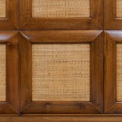 1930s Italian Walnut and Raffia Sideboard - 4092128