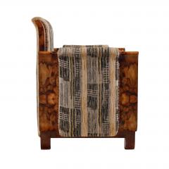 1930s Italian exceptional pair figural radical di noce poltrona chairs - 4625055