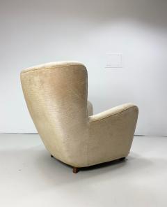 1930s Large Scale Danish Lounge Chair - 2389733