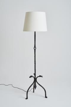 1930s Satyrs Wrought Iron Floor Lamp - 2043052