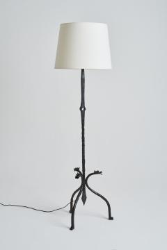 1930s Satyrs Wrought Iron Floor Lamp - 2043053