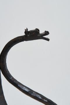 1930s Satyrs Wrought Iron Floor Lamp - 2043054