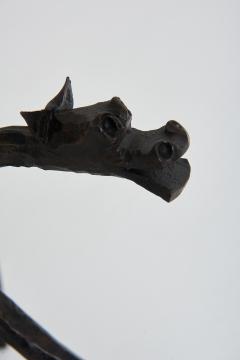 1930s Satyrs Wrought Iron Floor Lamp - 2043059