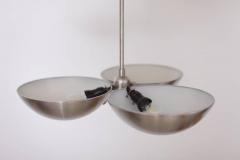 1930s Steel Pendant Lamp Functionalism Germany Art Deco - 550919