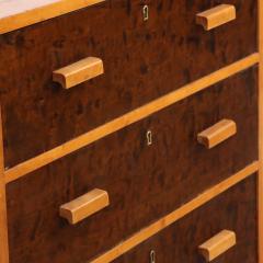 1930s Swedish Art Deco Birch Chest of Drawers - 4571124