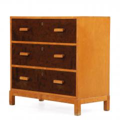 1930s Swedish Art Deco Birch Chest of Drawers - 4571125