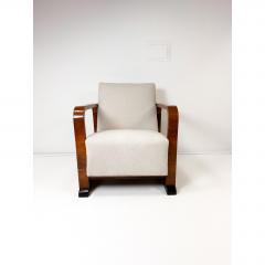 1930s Swedish Art Deco Chair and Ottoman - 4606124