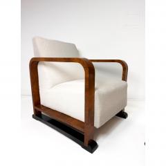 1930s Swedish Art Deco Chair and Ottoman - 4606130