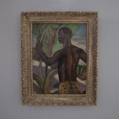 1930s painting of a shirtless man France - 4113002