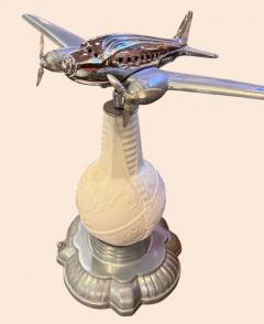 1939 New York World s Fair Art Deco Airplane Lamp - 4814832