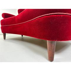 1940 s Curved Danish Sofa - 3313122