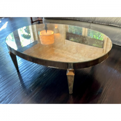1940 s Vintage Art Deco Mirrored Coffee Table - 2796295