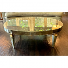 1940 s Vintage Art Deco Mirrored Coffee Table - 2796302
