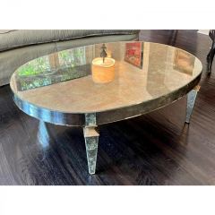 1940 s Vintage Art Deco Mirrored Coffee Table - 2796306