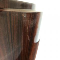 1940S ART DECO BEDSIDE TABLES IN COROMANDEL WOOD LAMINATE - 1913528