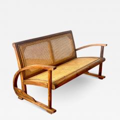 1940S FRENCH CANED BENCH - 2784471