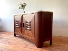 1940S OAK CABINET WITH MARBLE TOP - 2851240