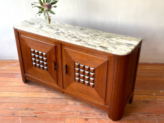 1940S OAK CABINET WITH MARBLE TOP - 2851292