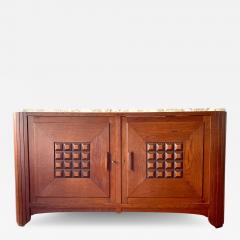 1940S OAK CABINET WITH MARBLE TOP - 2853988